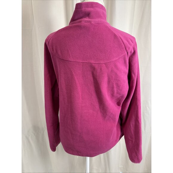 Reebok Womens Fleece Pullover High Collard Top Size L Pink - Picture 6 of 11